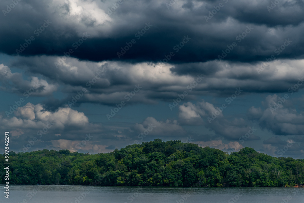 Stormy Clouds above the Island Stormy Clouds above the Island