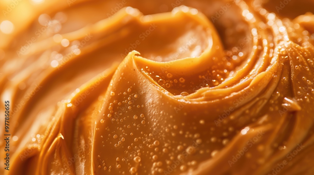 Tasty peanut butter texture background. Close-up. Tasty peanut butter texture background. Close-up.
