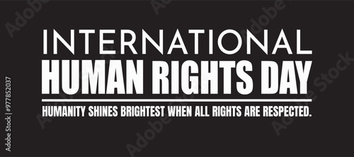 Human Rights Day, Equality, Reproductive Rights, Women, Men, All people, black background