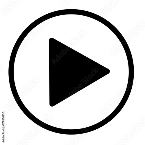 video player icon vector