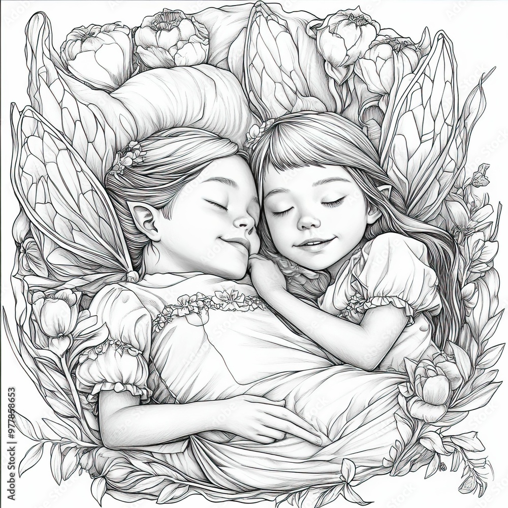 coloring book of two little fairies coloring book of two little fairies