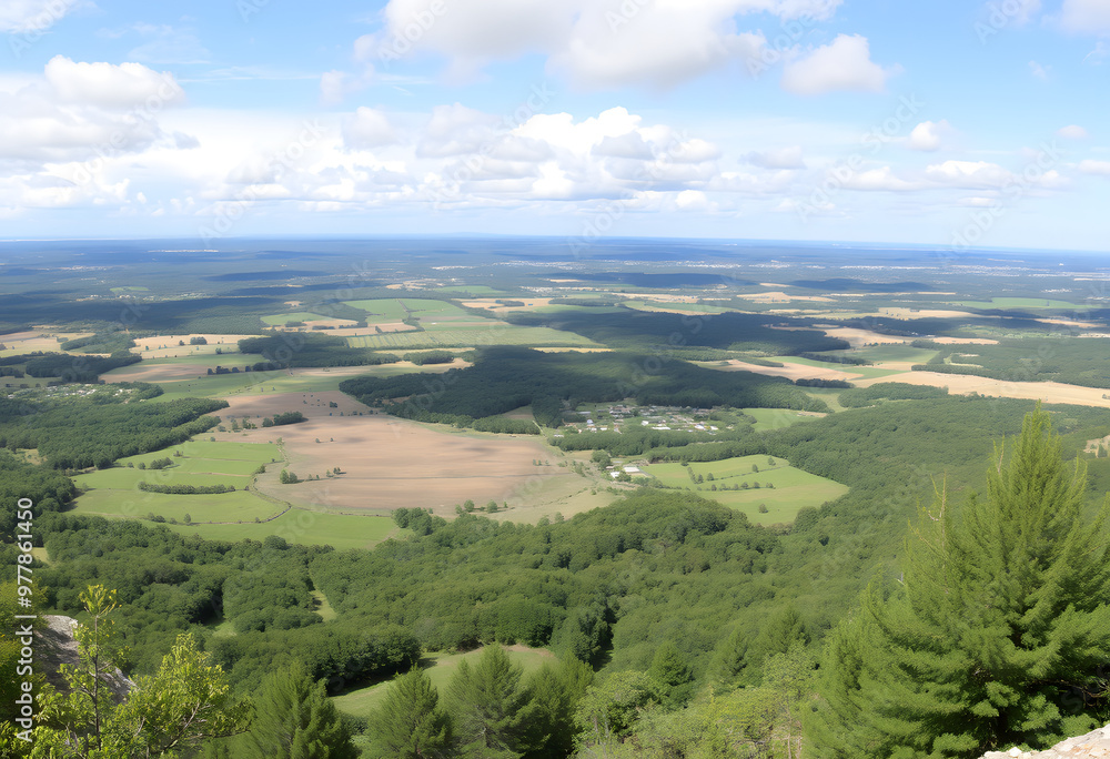 Obraz premium Panoramic view of ecoregion