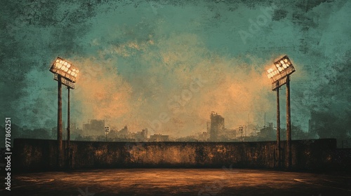 A cricket ball striking the grass field during a match in bright daylight