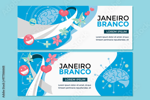 janeiro branco mean: white january mental health awareness month in portuguese language