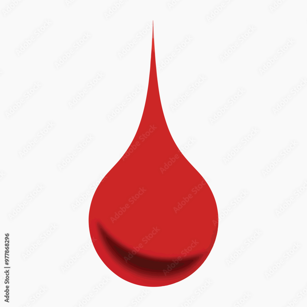Red drop icon design Red drop icon design
