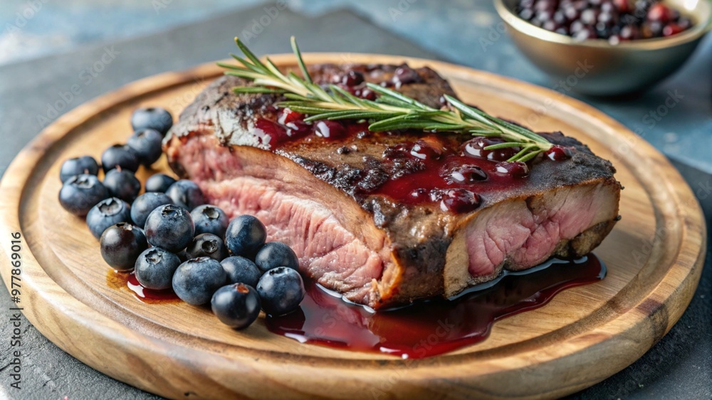 Bone in ribeye with a fresh huckleberry port reduction
Bone in ribeye with a fresh huckleberry port reduction