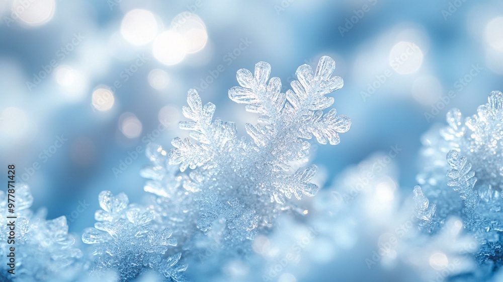 a Frosty natural pattern on a winter window, with intricate ice crystals and a delicate, cold texture.