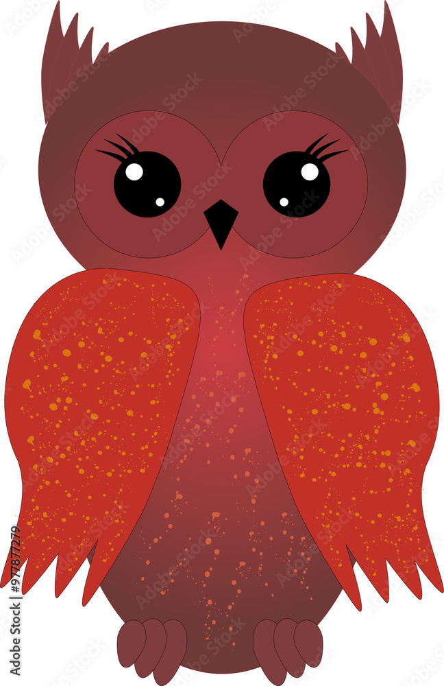 Fototapeta premium owl cartoon