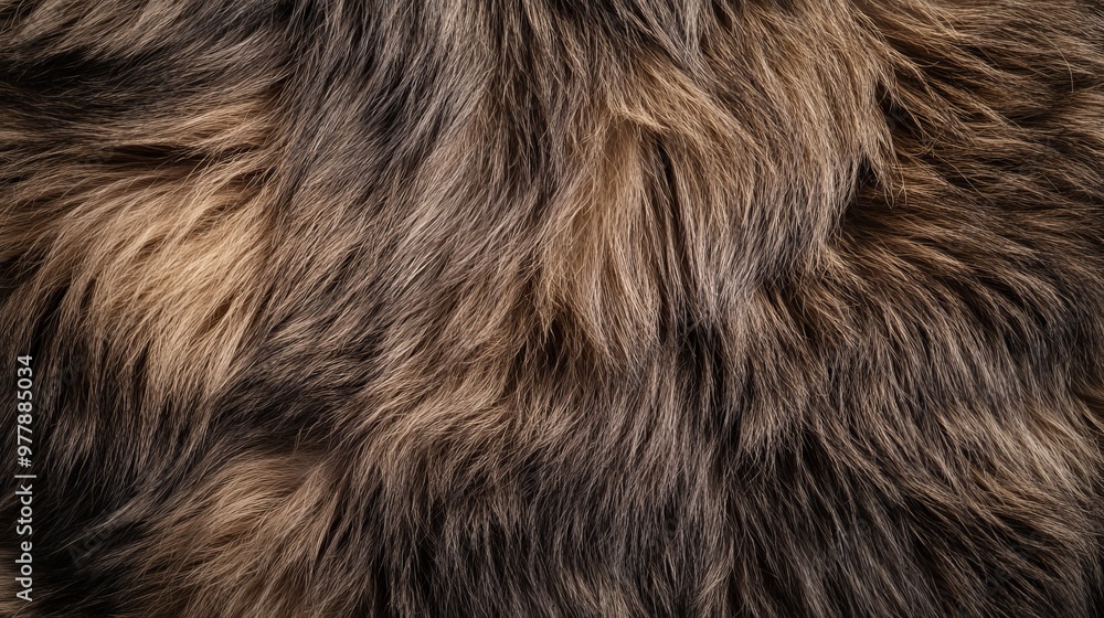 A natural pattern of cat fur, focusing on the soft, long hair texture from a top view, resembling wool or sheepskin A natural pattern of cat fur, focusing on the soft, long hair texture from a top view, resembling wool or sheepskin