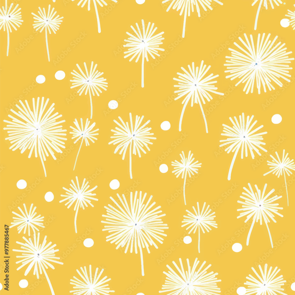 Bright floral pattern design Bright floral pattern design