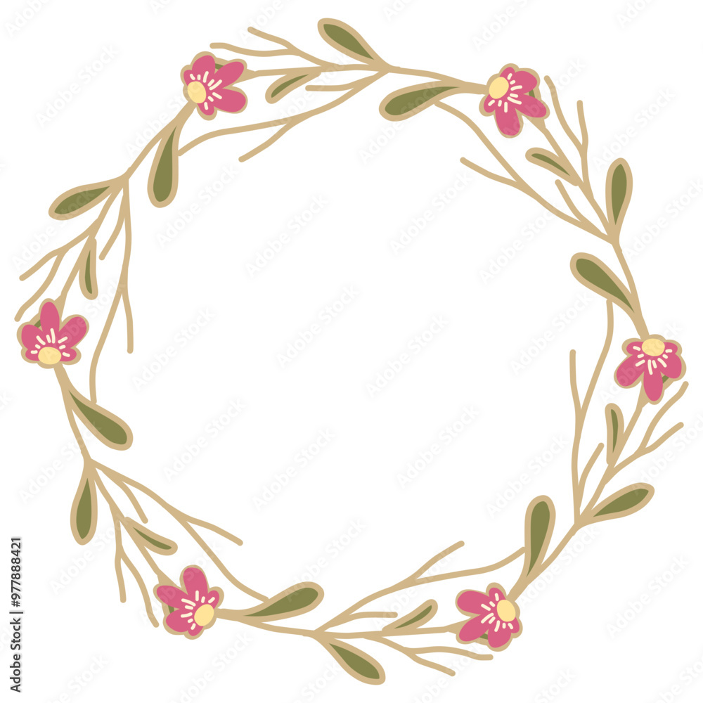 Floral frame Floral frame