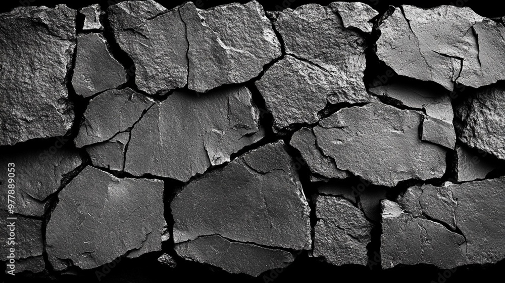 a Black and white stone background with a dark gray grunge texture, creating a dramatic and rugged appearance. a Black and white stone background with a dark gray grunge texture, creating a dramatic and rugged appearance.
