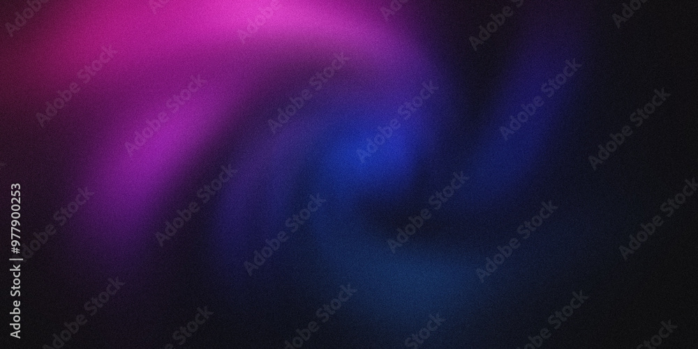Blurred spiral gradient from deep purple to electric blue, twisting into a rich black background, noise texture effect Blurred spiral gradient from deep purple to electric blue, twisting into a rich black background, noise texture effect