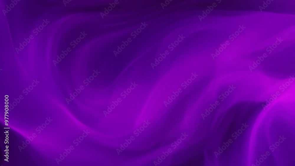 Smooth purple waves are blending together, creating a mesmerizing abstract background with a dynamic and energetic feel