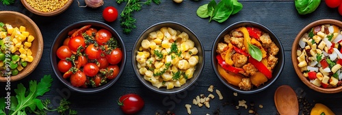 Food service emphasizing menu variety where options every dietary preference including vegan glutenfree and lowcarb dishes ensure inclusivity for all diners