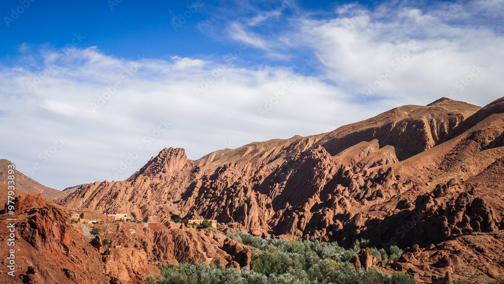 Obraz premium The desert landscape of Southern Morocco