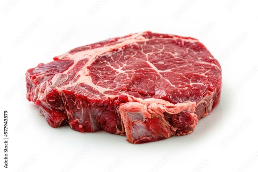 Freshly cooked steak sizzles on a clean white surface, perfect for a culinary shot or food presentation Freshly cooked steak sizzles on a clean white surface, perfect for a culinary shot or food presentation
