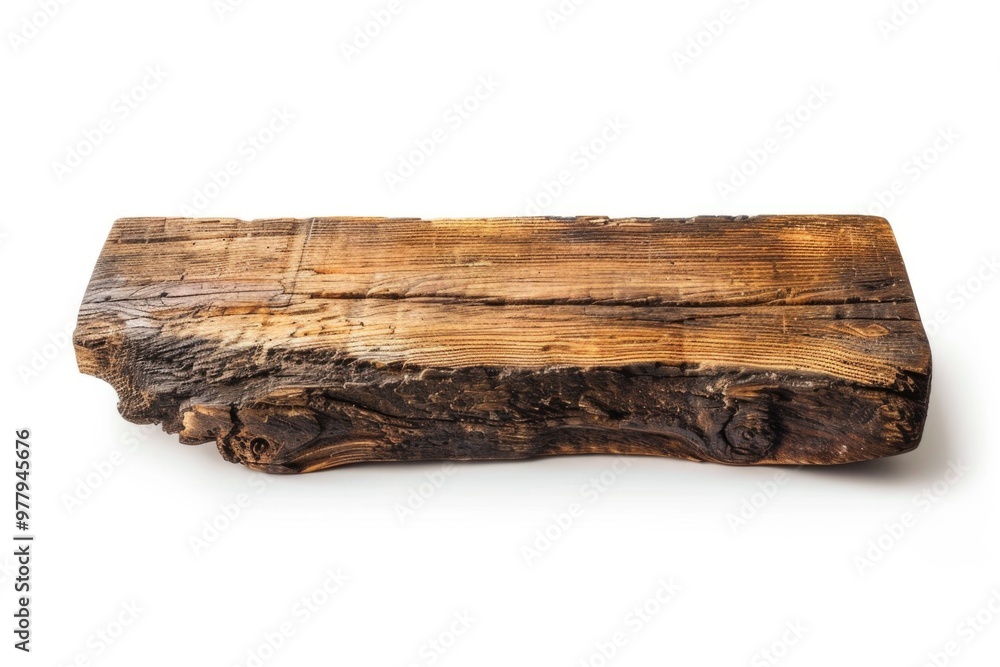A wooden piece sits atop a table, great for decorative or functional use A wooden piece sits atop a table, great for decorative or functional use