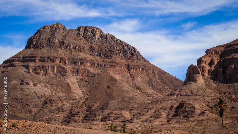 Fototapeta premium The landscape of Saghro Mountains in Morocco