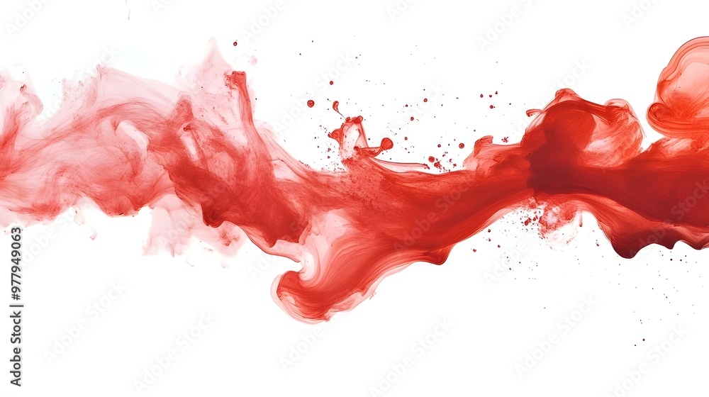 Red ink splash vector isolated Red ink splash vector isolated