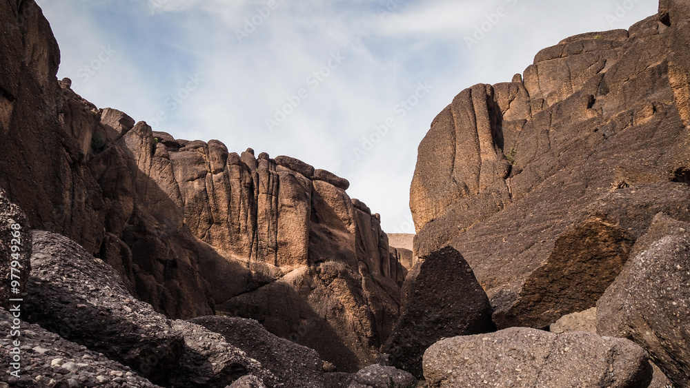 Fototapeta premium The landscape of Tislite Gorge in Morocco