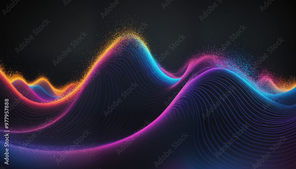 Abstract wave art | Music | Waves | digital Abstract wave art | Music | Waves | digital
