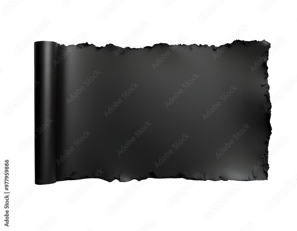 Black Torn Paper Frame on Transparent Background, Perfect for Black Friday Deals and Online Shopping Promotions with Copy Space Black Torn Paper Frame on Transparent Background, Perfect for Black Friday Deals and Online Shopping Promotions with Copy Space