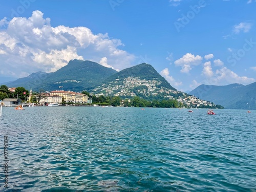 Blick über den Luganersee