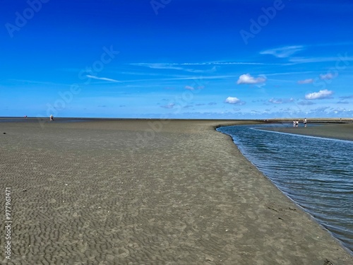 Wattenmeer in Büsum an der Nordsee photo