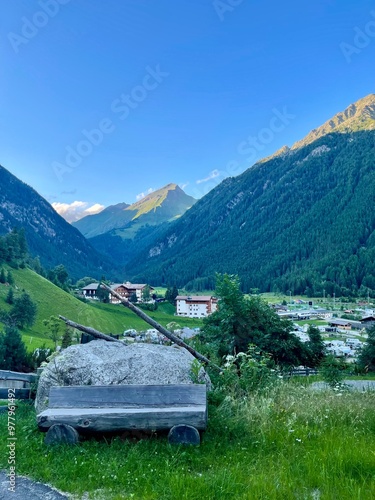 Blick in das Tal von Rio di Pusteria photo