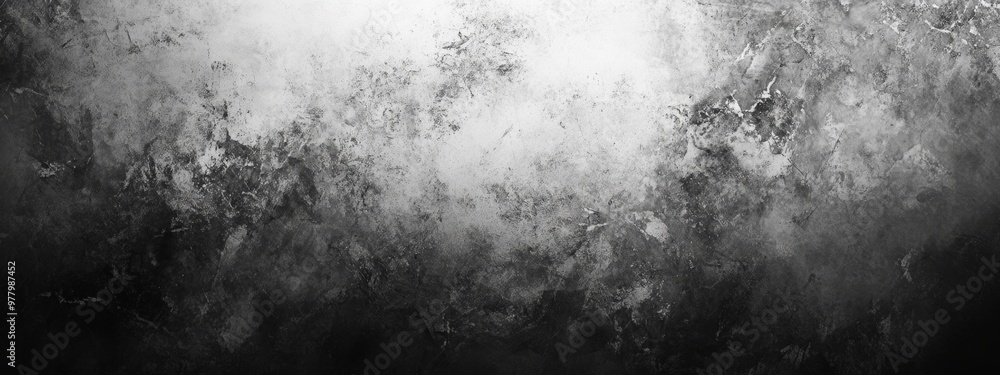 Abstract Monochrome Texture: A captivating black and white background, featuring a textured overlay of swirling patterns and blurred gradients, evokes a sense of mystery and intrigue. Perfect for addi Abstract Monochrome Texture: A captivating black and white background, featuring a textured overlay of swirling patterns and blurred gradients, evokes a sense of mystery and intrigue. Perfect for addi