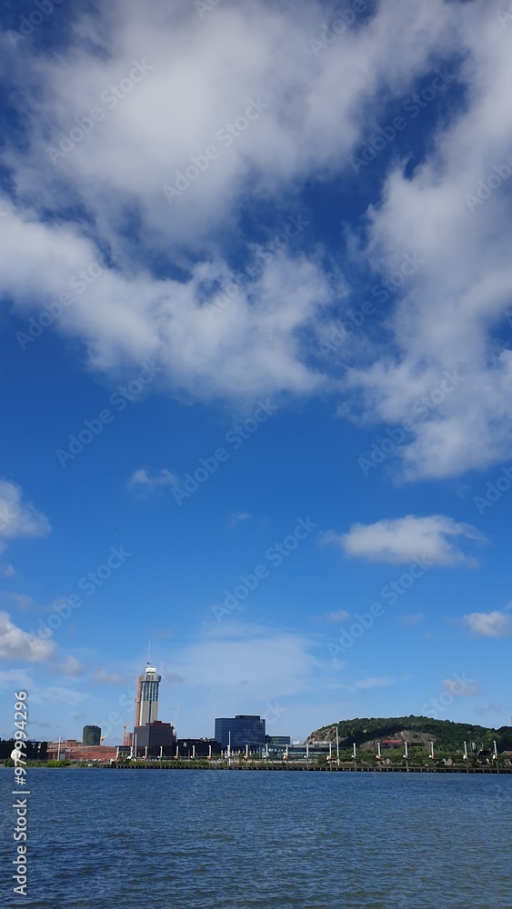 Naklejka premium view of the old town