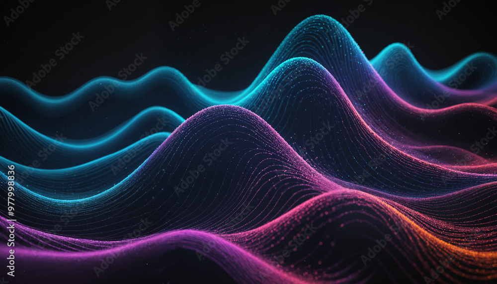 Beautiful wavelike illustrations for background Beautiful wavelike illustrations for background