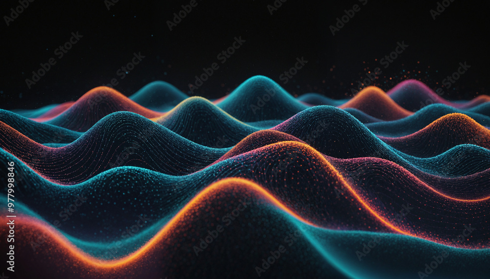 Beautiful wavelike illustrations for background Beautiful wavelike illustrations for background