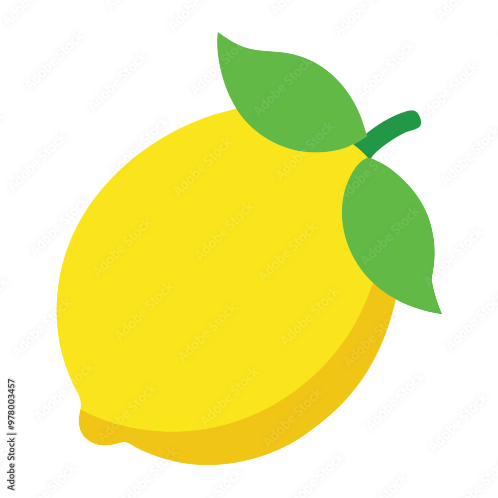 lemon fruits vector illustration on a white background lemon fruits vector illustration on a white background