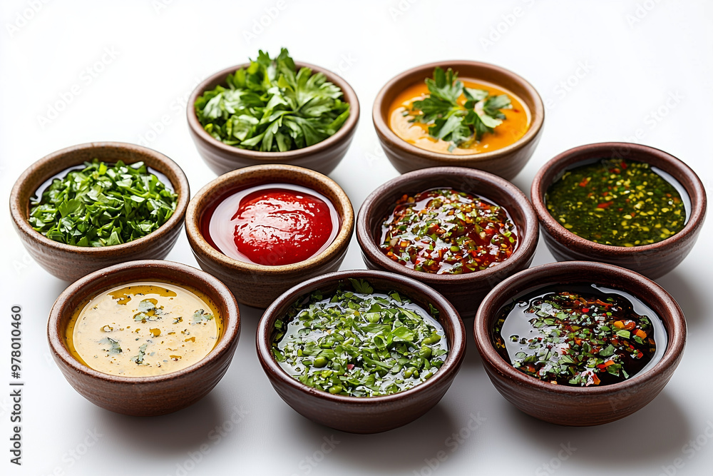 Variety of Delicious Sauces and Dips Variety of Delicious Sauces and Dips