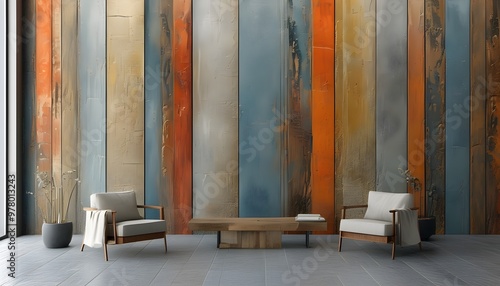 Elegant textured abstract wall showcasing intricate grunge details in rich tones