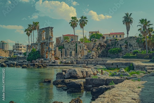 Wander through the majestic ruins of ancient Sidon photo