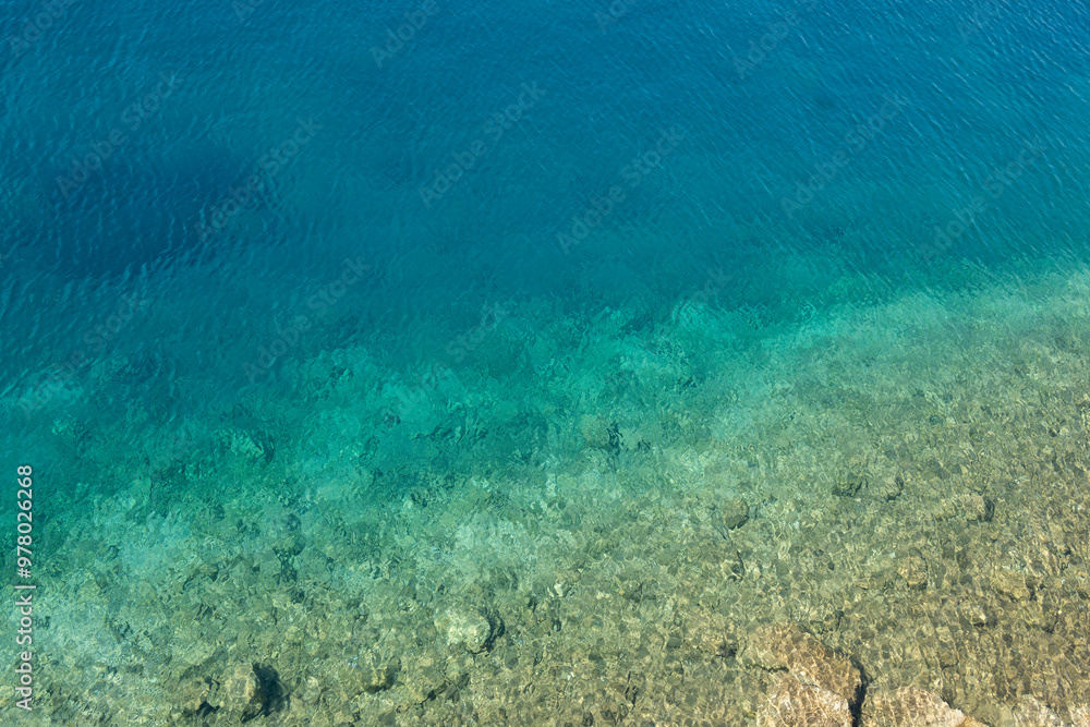Fototapeta premium Amazing view of Foki Fiskardo Beach, Cephalonia, Greece