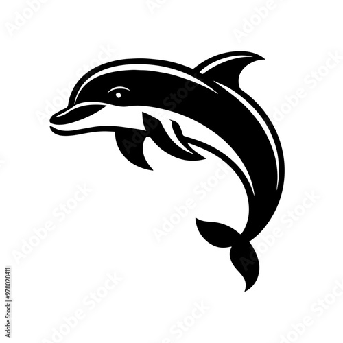"Grace of the Sea: The Dolphin Vector Symphony"