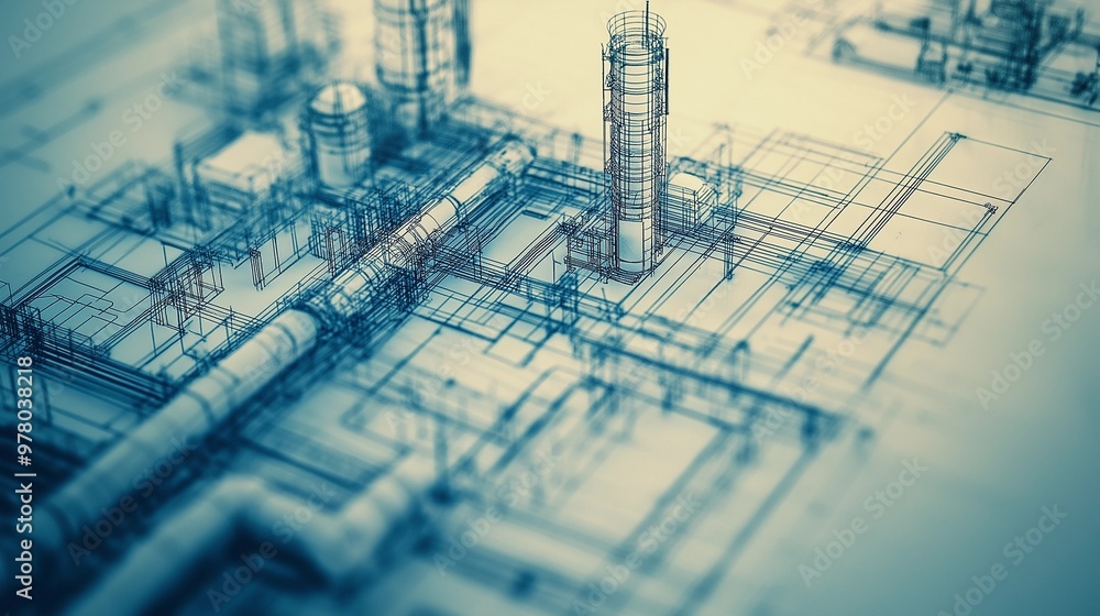 blueprint of building blueprint of building