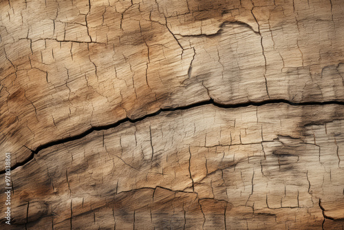 Processed collage of old cracked brown wood material texture. Background for banner, backdrop