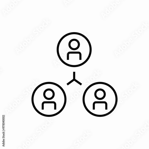 team unity working icon sign vector