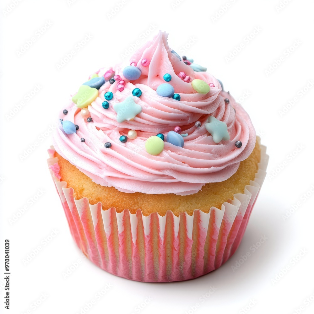 Cupcake isolated on white background Cupcake isolated on white background