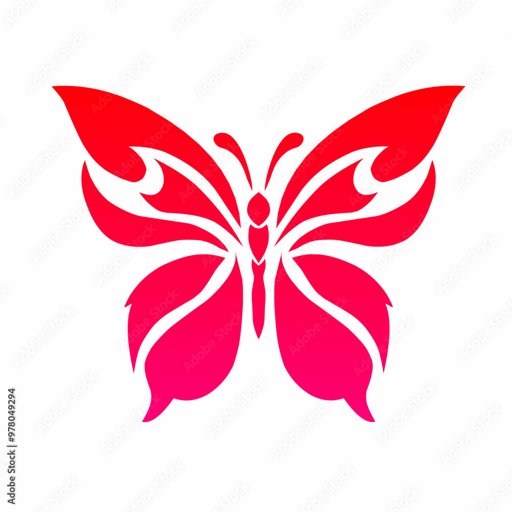 illustration vector graphic of tribal art design tattoo ornament beautiful butterfly illustration vector graphic of tribal art design tattoo ornament beautiful butterfly