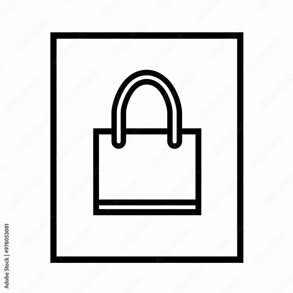 Shopping Bag illustration for design Black Friday post for your Black Friday sale and discount Shopping Bag illustration for design Black Friday post for your Black Friday sale and discount