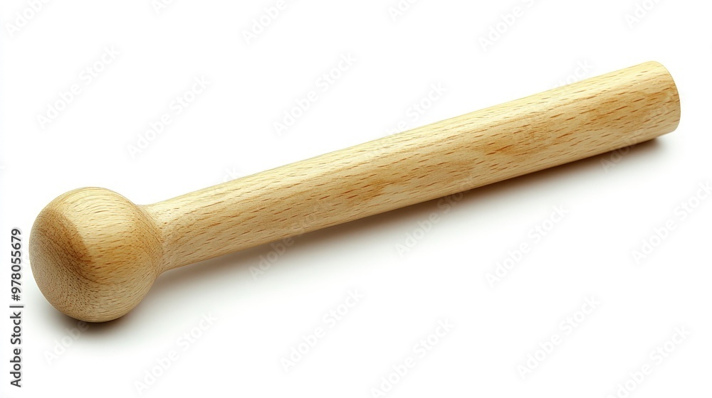 Croquet mallet, on the white background Croquet mallet, on the white background