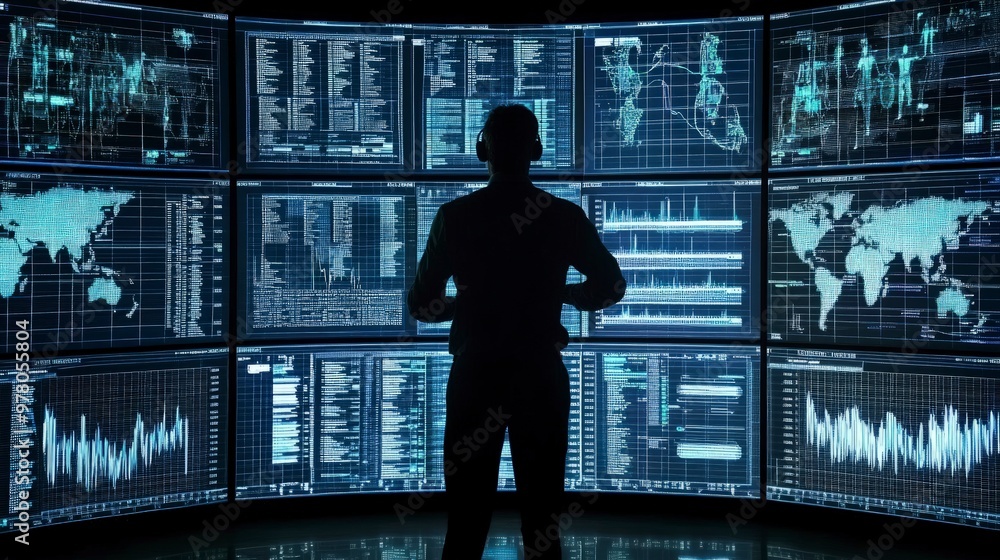 Customer service analytics with charts showing call resolution times, supervisor reviewing data, call center environment, bright lighting Customer service analytics with charts showing call resolution times, supervisor reviewing data, call center environment, bright lighting