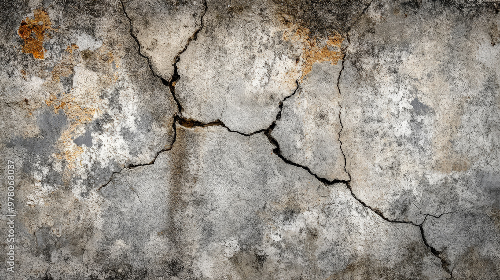 A rough, textured concrete wall with deep cracks running through it. The surface is weathered with patches of dirt and discoloration, giving a sense of urban decay and neglect. A rough, textured concrete wall with deep cracks running through it. The surface is weathered with patches of dirt and discoloration, giving a sense of urban decay and neglect.