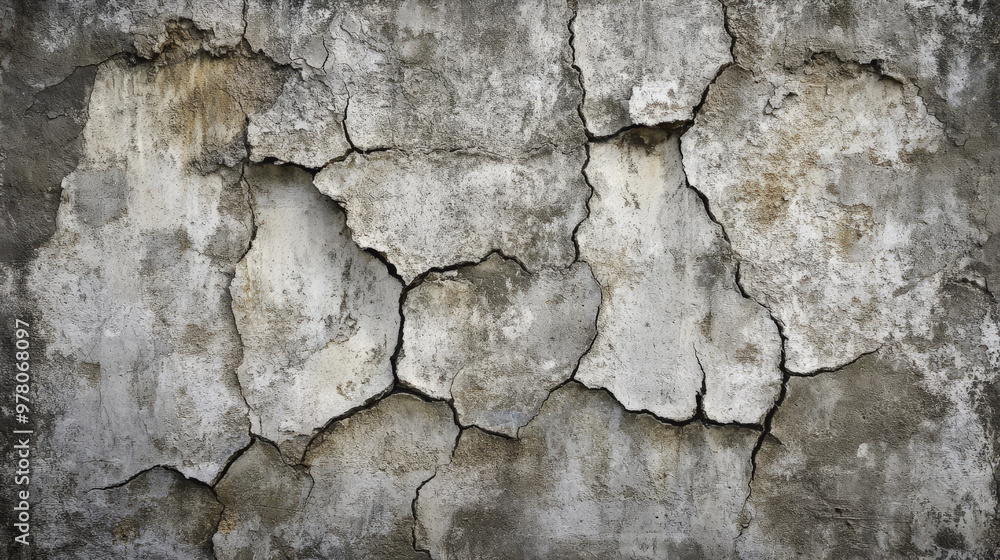 A rough, textured concrete wall with deep cracks running through it. The surface is weathered with patches of dirt and discoloration, giving a sense of urban decay and neglect. A rough, textured concrete wall with deep cracks running through it. The surface is weathered with patches of dirt and discoloration, giving a sense of urban decay and neglect.